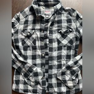 TNA Plaid Long Sleeve Flannel Small